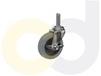 CASTERDEPOT THREADED STEM CASTERS - THERMO-URETHANE WHEEL - CAPACITIES UP TO 120 LBS.