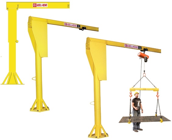 BASE MOUNTED PILLAR JIB CRANE