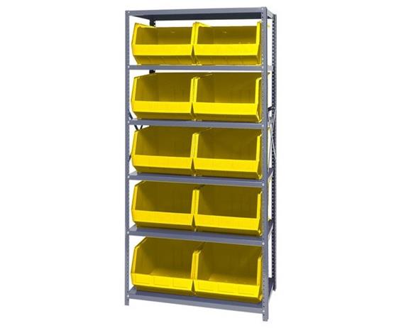 GIANT OPEN HOPPER BIN STORAGE SYSTEM